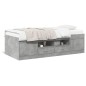 vidaXL Tagesbett mit Schubladen Betongrau 100x200 cm Holzwerkstoff vidaXL Tagesbett mit Schubladen Betongrau 100x200 cm Holzwerkstoff