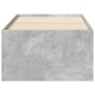 vidaXL Tagesbett mit Schubladen Betongrau 100x200 cm Holzwerkstoff vidaXL Tagesbett mit Schubladen Betongrau 100x200 cm Holzwerkstoff