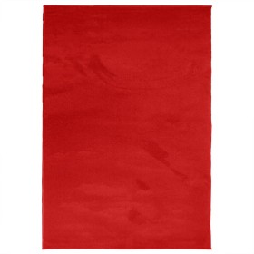 vidaXL Teppich OVIEDO Kurzflor Rot 140x200 cm