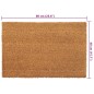 vidaXL Fußmatten 2 Stk. Natur 40x60 cm Kokosfaser Getuftet vidaXL Fußmatten 2 Stk. Natur 40x60 cm Kokosfaser Getuftet
