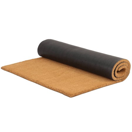 vidaXL Fußmatte Natur 80x100 cm Kokosfaser Getuftet