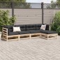 vidaXL 5-tlg. Garten-Sofagarnitur Massivholz Kiefer vidaXL 5-tlg. Garten-Sofagarnitur Massivholz Kiefer