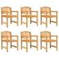 vidaXL 7-tlg. Garten-Essgruppe Massivholz Teak vidaXL 7-tlg. Garten-Essgruppe Massivholz Teak