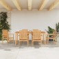 vidaXL 7-tlg. Garten-Essgruppe Massivholz Teak vidaXL 7-tlg. Garten-Essgruppe Massivholz Teak