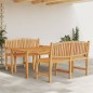 vidaXL 3-tlg. Garten-Essgruppe Massivholz Teak vidaXL 3-tlg. Garten-Essgruppe Massivholz Teak