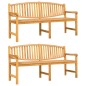 vidaXL 5-tlg. Garten-Essgruppe Massivholz Teak vidaXL 5-tlg. Garten-Essgruppe Massivholz Teak