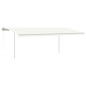 vidaXL Automatische Markise mit LED & Windsensor 6x3 m Creme vidaXL Automatische Markise mit LED & Windsensor 6x3 m Creme
