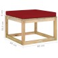 8-tlg. Garten-Lounge-Set mit Kissen Imprägniertes Kiefernholz 8-tlg. Garten-Lounge-Set mit Kissen Imprägniertes Kiefernholz