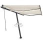 Automatische Markise mit LED & Windsensor 300x250 cm Creme Automatische Markise mit LED & Windsensor 300x250 cm Creme