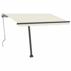 Automatische Markise mit LED & Windsensor 300x250 cm Creme