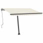 Automatische Markise mit LED & Windsensor 300x250 cm Creme Automatische Markise mit LED & Windsensor 300x250 cm Creme