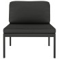 vidaXL 6-tlg. Garten-Lounge-Set mit Kissen Aluminium Anthrazit vidaXL 6-tlg. Garten-Lounge-Set mit Kissen Aluminium Anthrazit