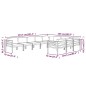 vidaXL 10-tlg. Garten-Lounge-Set mit Kissen Aluminium Anthrazit vidaXL 10-tlg. Garten-Lounge-Set mit Kissen Aluminium Anthrazit