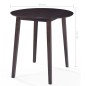vidaXL Bartisch mit Stühlen 3-tlg. Massivholz Dunkelbraun vidaXL Bartisch mit Stühlen 3-tlg. Massivholz Dunkelbraun