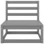 vidaXL 13-tlg. Garten-Lounge-Set Grau Kiefer Massivholz vidaXL 13-tlg. Garten-Lounge-Set Grau Kiefer Massivholz