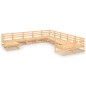 vidaXL 11-tlg. Garten-Lounge-Set Massivholz Kiefer vidaXL 11-tlg. Garten-Lounge-Set Massivholz Kiefer