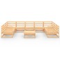 vidaXL 10-tlg. Garten-Lounge-Set Massivholz Kiefer vidaXL 10-tlg. Garten-Lounge-Set Massivholz Kiefer