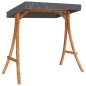 vidaXL Hollywoodschaukel mit Dach Massivholz Fichte mit Teak-Finish vidaXL Hollywoodschaukel mit Dach Massivholz Fichte mit Teak-Finish