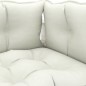 vidaXL 7-tlg. Paletten-Lounge-Set mit Kissen in Beige Holz vidaXL 7-tlg. Paletten-Lounge-Set mit Kissen in Beige Holz
