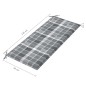 vidaXL 2-Sitzer-Gartenbank mit Auflage 120 cm Grau Eukalyptusholz vidaXL 2-Sitzer-Gartenbank mit Auflage 120 cm Grau Eukalyptusholz