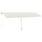Standmarkise Einziehbar Handbetrieben 600x350 cm Creme Standmarkise Einziehbar Handbetrieben 600x350 cm Creme