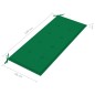 vidaXL 2-Sitzer-Gartenbank mit Auflage 120 cm Grau Eukalyptusholz vidaXL 2-Sitzer-Gartenbank mit Auflage 120 cm Grau Eukalyptusholz