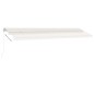 Standmarkise Einziehbar Handbetrieben 600x350 cm Creme Standmarkise Einziehbar Handbetrieben 600x350 cm Creme