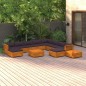 vidaXL 12-tlg. Garten-Lounge-Set mit Kissen Massivholz Akazie vidaXL 12-tlg. Garten-Lounge-Set mit Kissen Massivholz Akazie