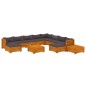 vidaXL 12-tlg. Garten-Lounge-Set mit Kissen Massivholz Akazie vidaXL 12-tlg. Garten-Lounge-Set mit Kissen Massivholz Akazie