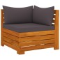 vidaXL 12-tlg. Garten-Lounge-Set mit Kissen Massivholz Akazie vidaXL 12-tlg. Garten-Lounge-Set mit Kissen Massivholz Akazie