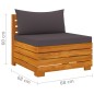 vidaXL 12-tlg. Garten-Lounge-Set mit Kissen Massivholz Akazie vidaXL 12-tlg. Garten-Lounge-Set mit Kissen Massivholz Akazie