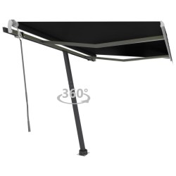 Standmarkise Einziehbar Handbetrieben 300x250 cm Anthrazit