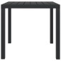 vidaXL 3-tlg. Garten-Essgruppe mit Kissen Poly Rattan Schwarz vidaXL 3-tlg. Garten-Essgruppe mit Kissen Poly Rattan Schwarz