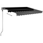Standmarkise Einziehbar Handbetrieben 300x250 cm Anthrazit Standmarkise Einziehbar Handbetrieben 300x250 cm Anthrazit