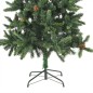 vidaXL Künstlicher Weihnachtsbaum mit Beleuchtung & Zapfen Grün 180 cm vidaXL Künstlicher Weihnachtsbaum mit Beleuchtung & Zapfen Grün 180 cm