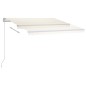 vidaXL Markise Manuell Einziehbar mit LED 300x250 cm Creme vidaXL Markise Manuell Einziehbar mit LED 300x250 cm Creme