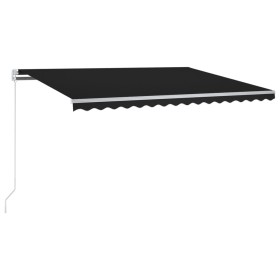 vidaXL Automatische Markise mit LED & Windsensor 300x250 cm Anthrazit