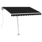 vidaXL Markise Automatisch mit LED & Windsensor 300x250 cm Anthrazit vidaXL Markise Automatisch mit LED & Windsensor 300x250 cm Anthrazit