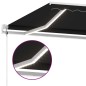 vidaXL Markise Automatisch mit LED & Windsensor 300x250 cm Anthrazit vidaXL Markise Automatisch mit LED & Windsensor 300x250 cm Anthrazit