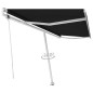 vidaXL Standmarkise Automatisch 500x300 cm Anthrazit vidaXL Standmarkise Automatisch 500x300 cm Anthrazit