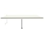 vidaXL Standmarkise Manuell Einziehbar 600x300 cm Creme vidaXL Standmarkise Manuell Einziehbar 600x300 cm Creme