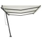 vidaXL Standmarkise Manuell Einziehbar 600x300 cm Creme vidaXL Standmarkise Manuell Einziehbar 600x300 cm Creme