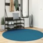 vidaXL Teppich OVIEDO Kurzflor Türkis Ø 160 cm vidaXL Teppich OVIEDO Kurzflor Türkis Ø 160 cm