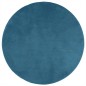 vidaXL Teppich OVIEDO Kurzflor Türkis Ø 160 cm vidaXL Teppich OVIEDO Kurzflor Türkis Ø 160 cm