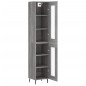vidaXL Highboard Grau Sonoma 34,5x34x180 cm Holzwerkstoff vidaXL Highboard Grau Sonoma 34,5x34x180 cm Holzwerkstoff