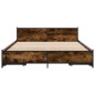 vidaXL Bettgestell mit Schubladen Räuchereiche 120x200cm Holzwerkstoff vidaXL Bettgestell mit Schubladen Räuchereiche 120x200cm Holzwerkstoff