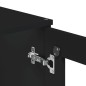vidaXL Highboard VIKEN Schwarz 80x40x200 cm Massivholz Kiefer vidaXL Highboard VIKEN Schwarz 80x40x200 cm Massivholz Kiefer