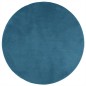 vidaXL Teppich OVIEDO Kurzflor Türkis Ø 100 cm vidaXL Teppich OVIEDO Kurzflor Türkis Ø 100 cm
