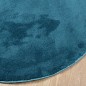 vidaXL Teppich OVIEDO Kurzflor Türkis Ø 100 cm vidaXL Teppich OVIEDO Kurzflor Türkis Ø 100 cm