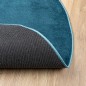 vidaXL Teppich OVIEDO Kurzflor Türkis Ø 100 cm vidaXL Teppich OVIEDO Kurzflor Türkis Ø 100 cm